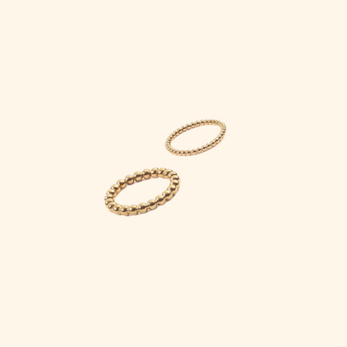 Classic Bubble Bead Rings