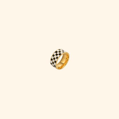 Everyday Checkered Ring