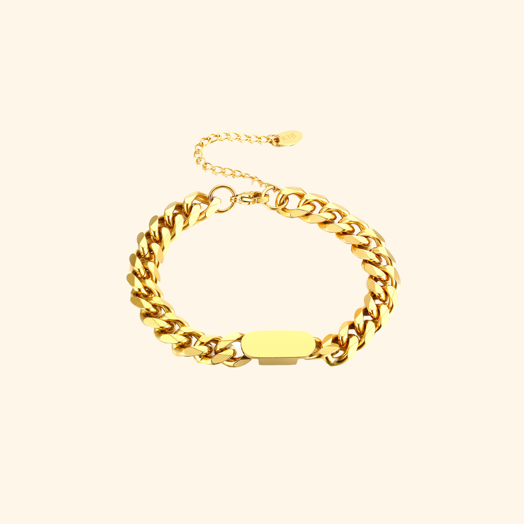 Everyday Retro Tag Bracelet