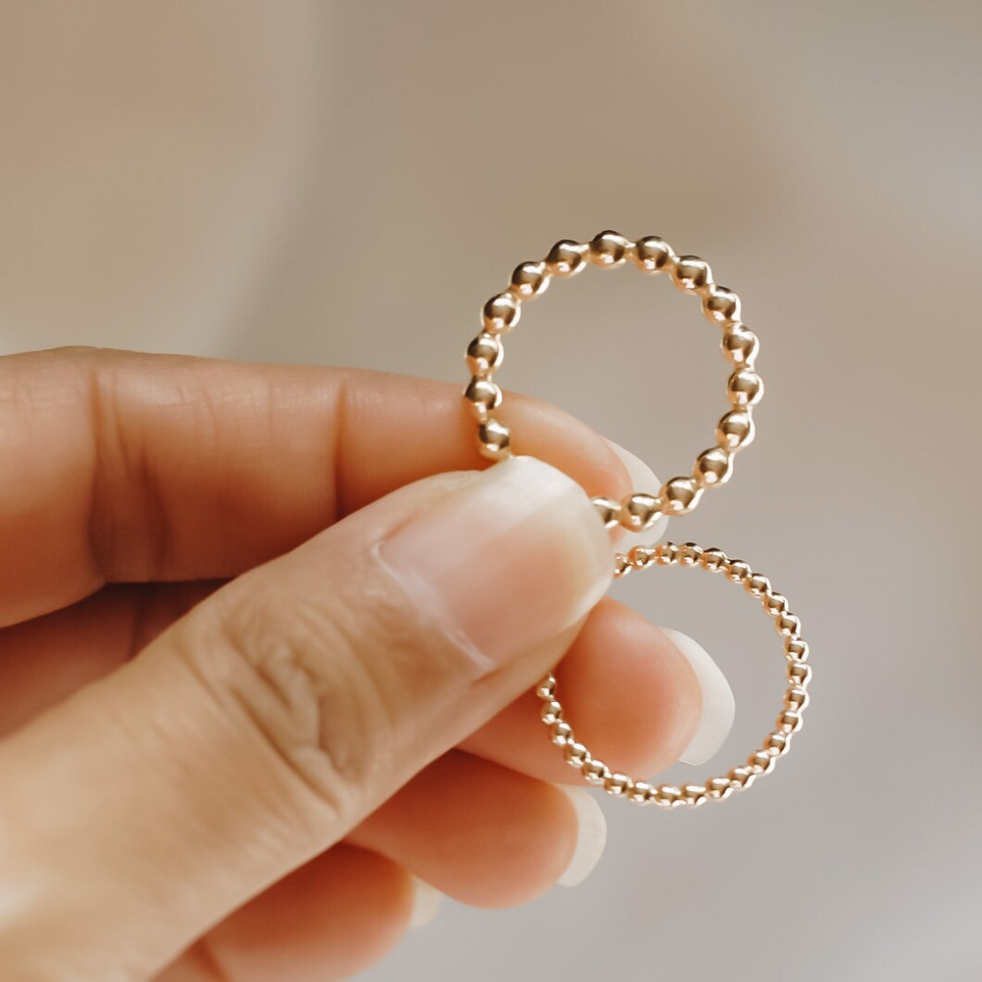 Classic Bubble Bead Rings