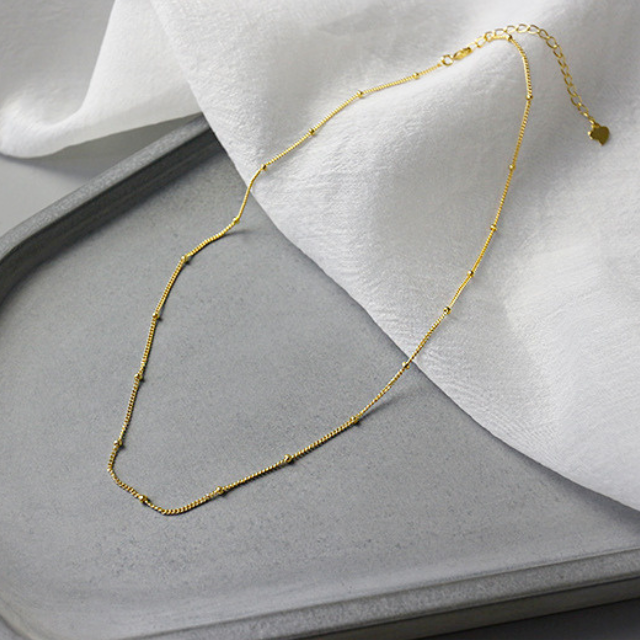Everyday Mini Bead Chain Necklace