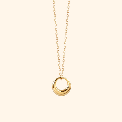 Everyday Mini Hollow Drop Necklace
