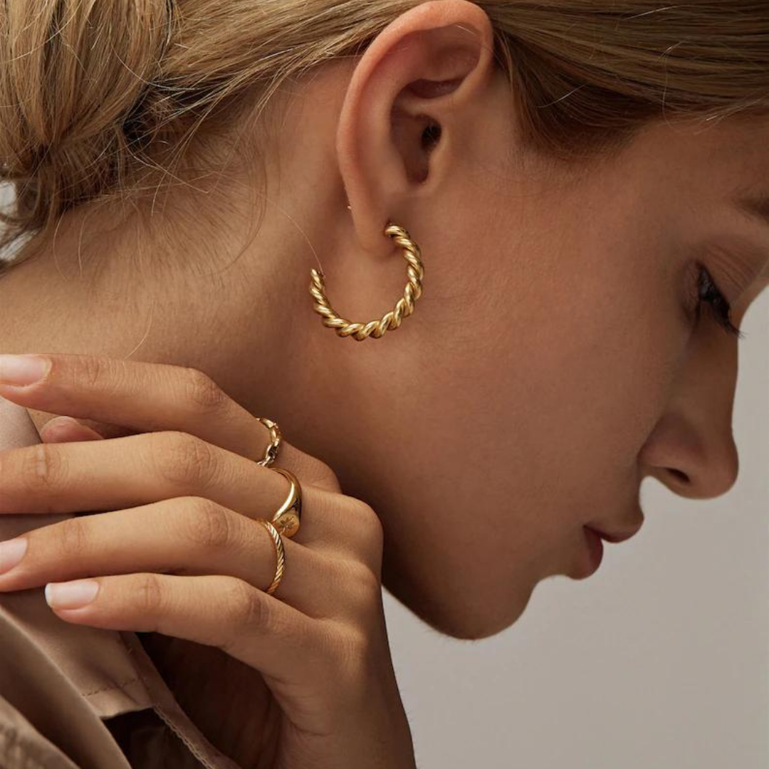 Everyday Rope Stud Earrings
