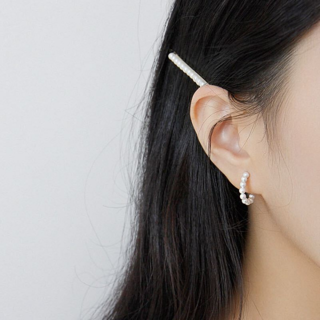 Classic Pearl Beads Earrings