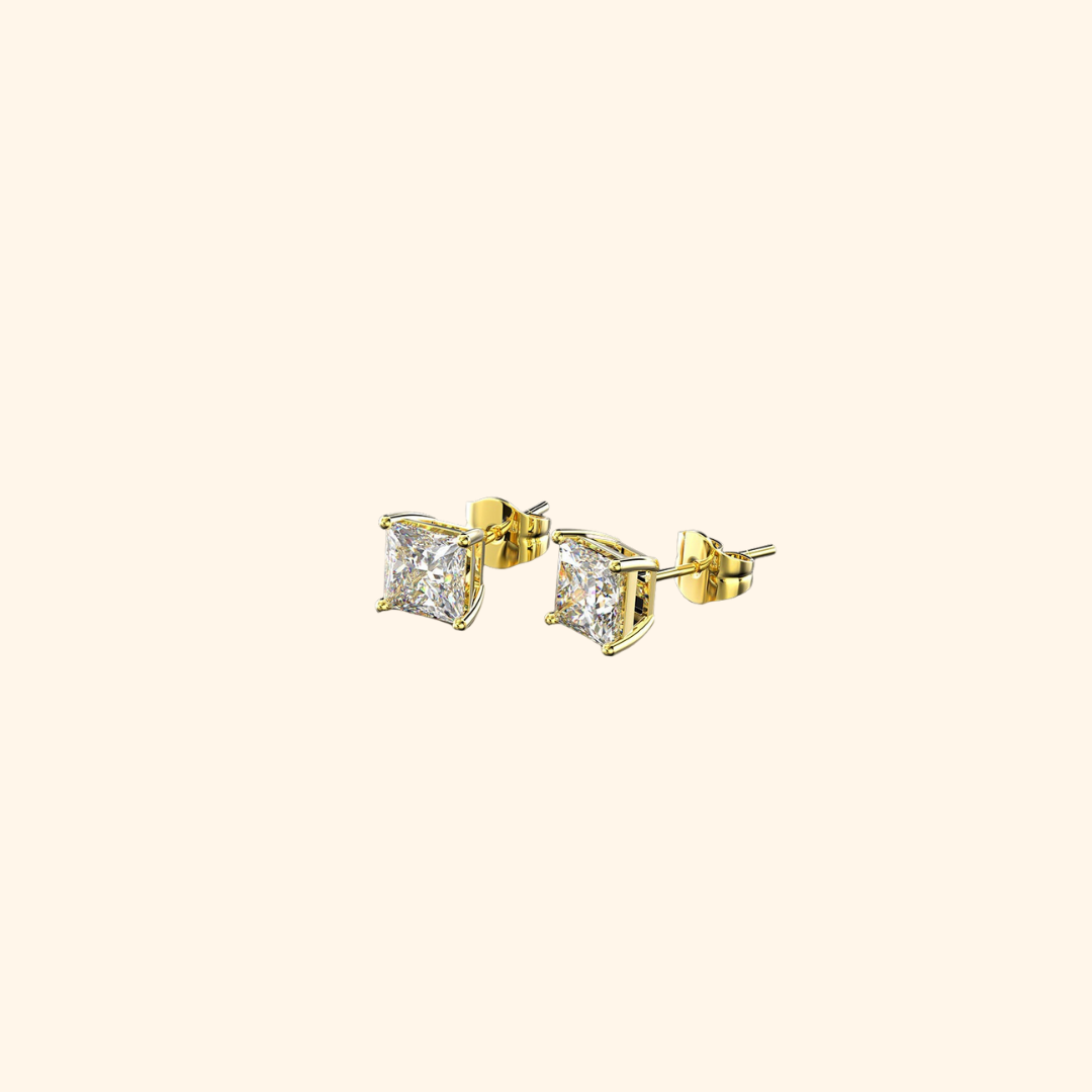 Everyday Solitaire Stud Earrings