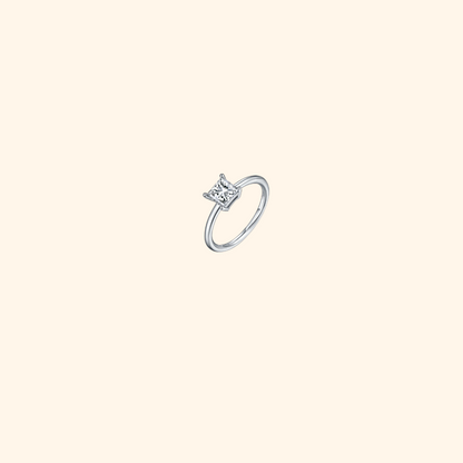 Classic Princess Moissanite Ring