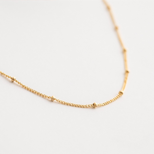 Everyday Mini Bead Chain Necklace