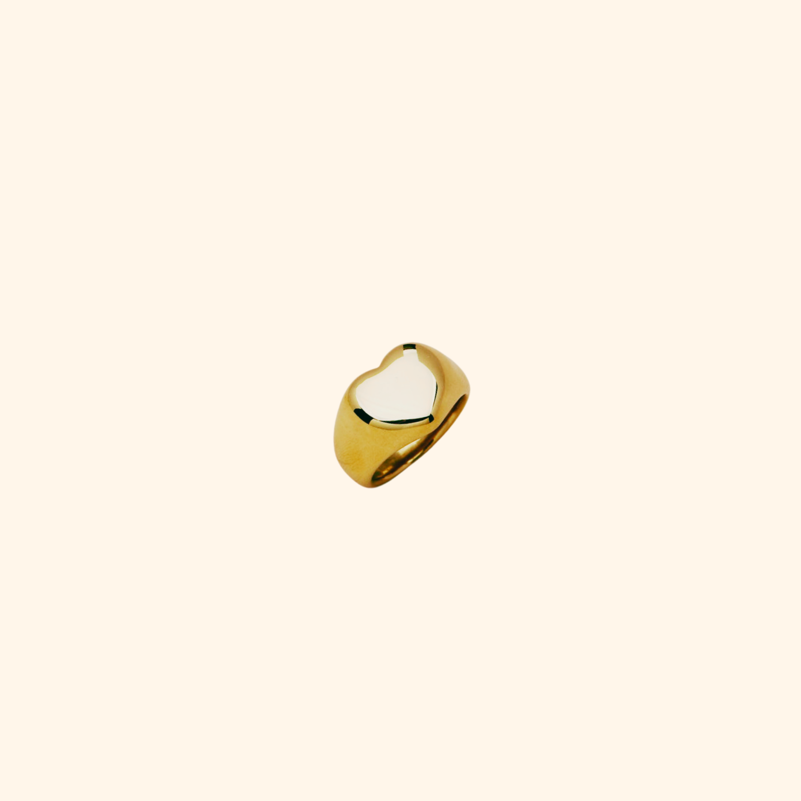 Classic Heart Signet Ring