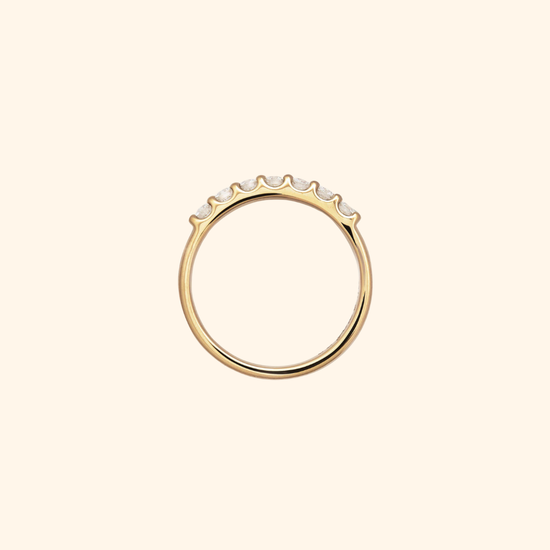 Classic 7 Stars Moissanite Ring