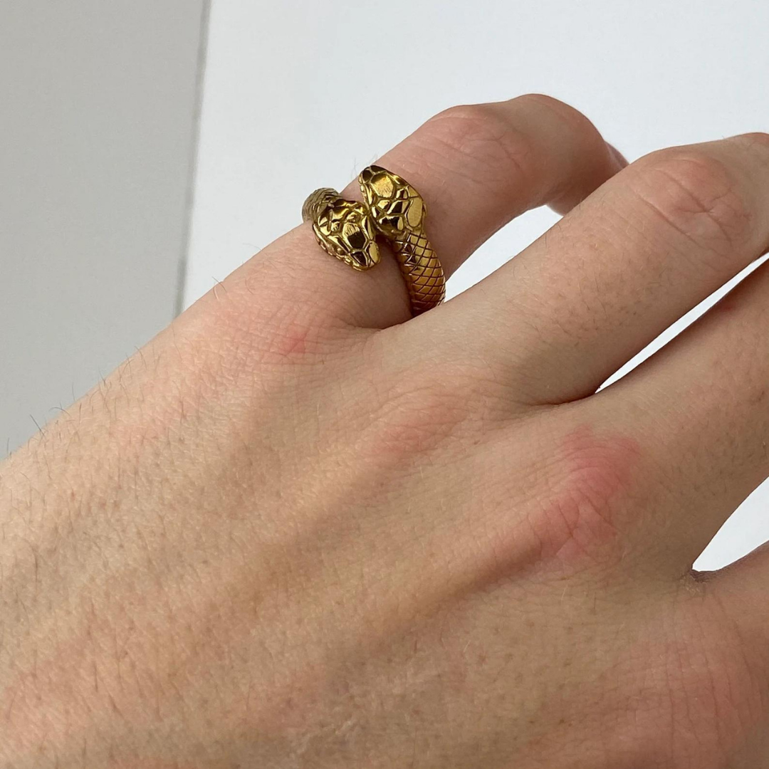 Everyday Double Headed Snake Ring