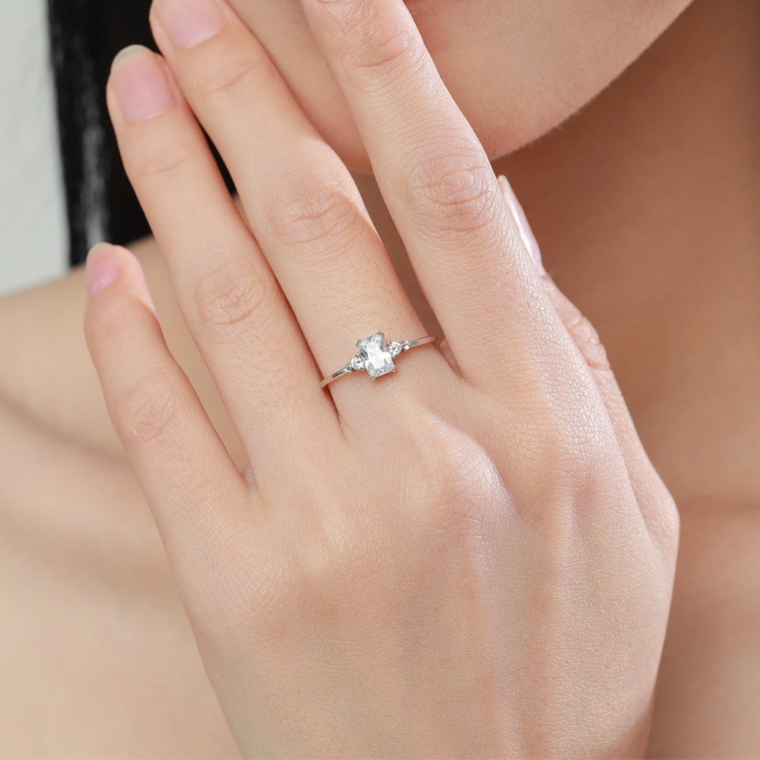Classic Mini Baguette Cut Ring