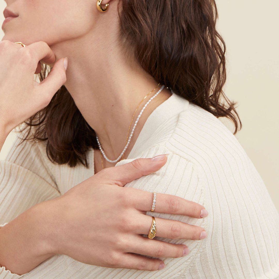 Classic 7 Stars Moissanite Ring