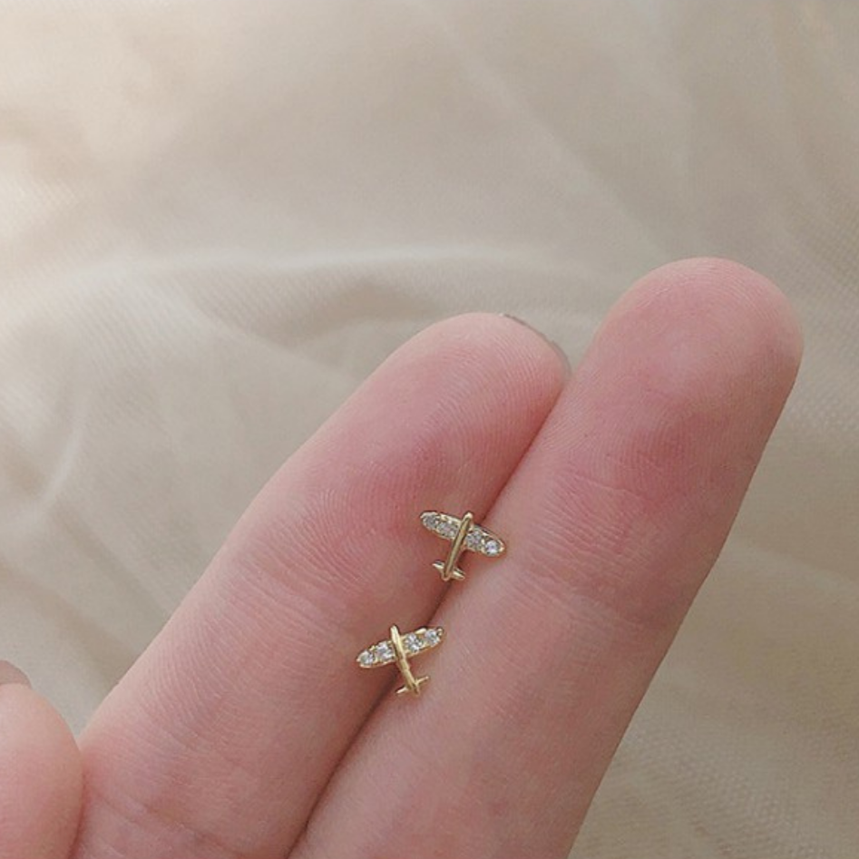 Everyday Mini Airplane Studs