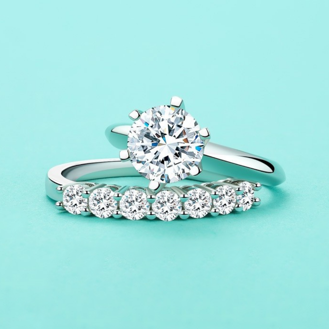 Classic 7 Stars Moissanite Ring
