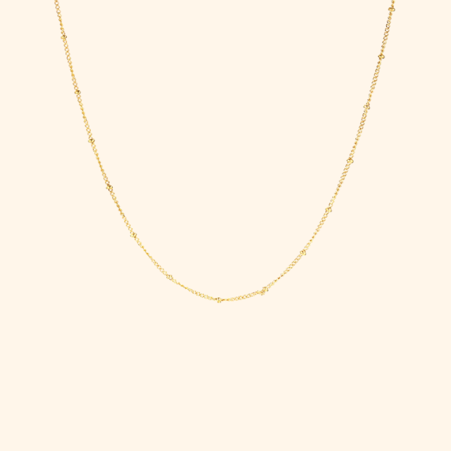 Everyday Mini Bead Chain Necklace