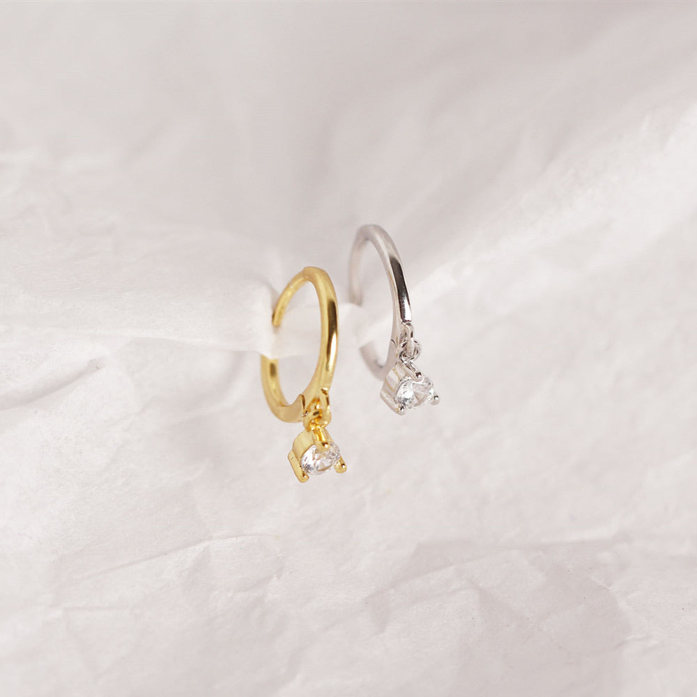 Classic Solitaire Earrings