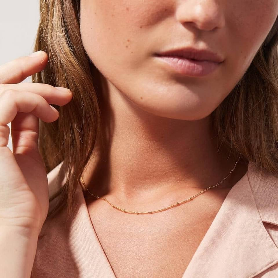 Everyday Mini Bead Chain Necklace