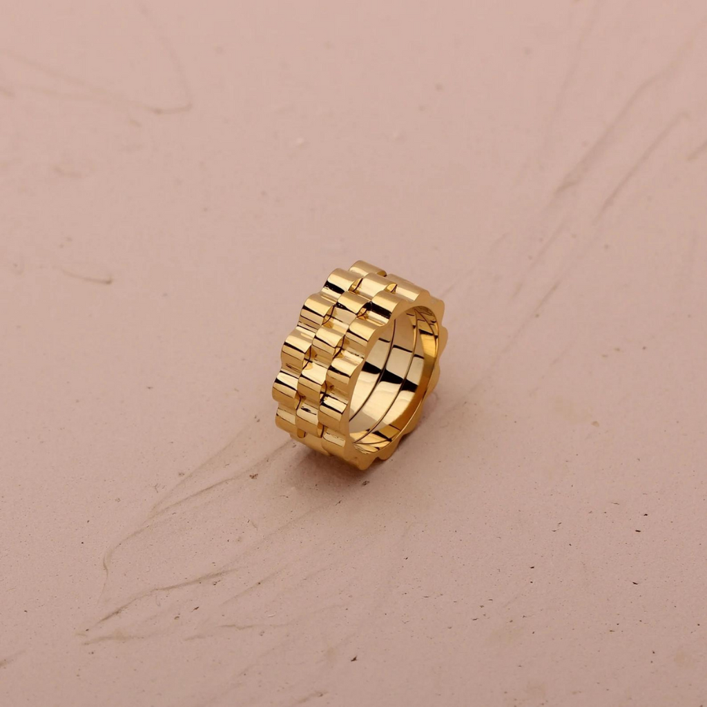 Classic Bolt Band Ring