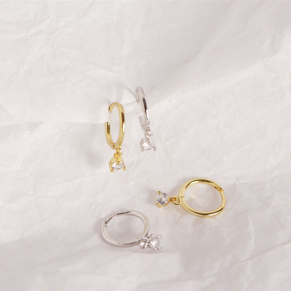Classic Solitaire Earrings