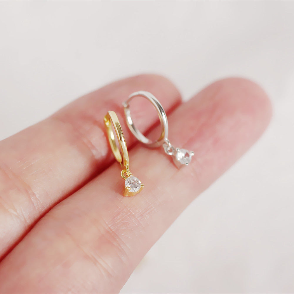 Classic Solitaire Earrings