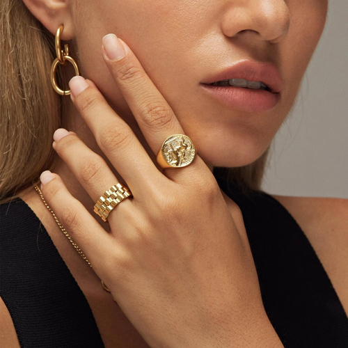 Classic Bolt Band Ring